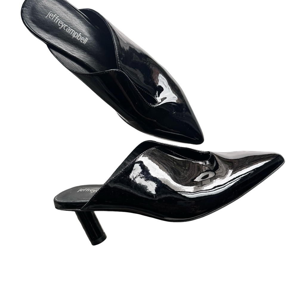 *EUC* Jeffrey Campbell Black Patent Heels